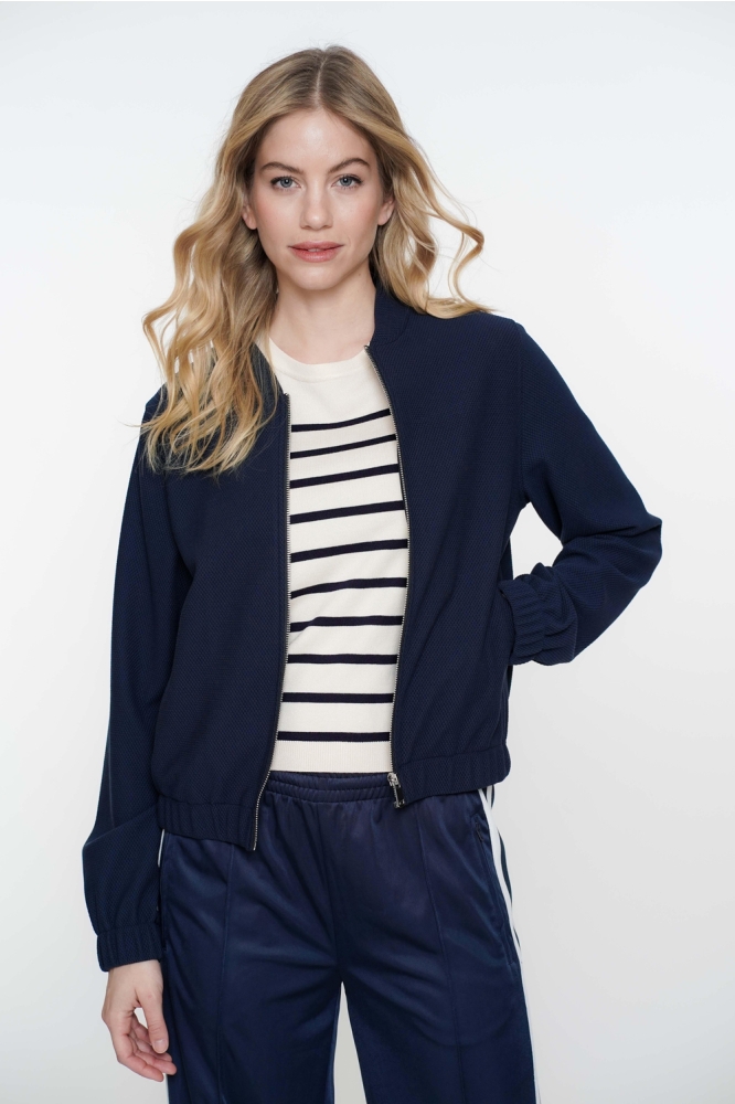 VEST MET STRUCTUUR 55060 21 Navy